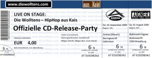 Wolltens CD-Release Flyer